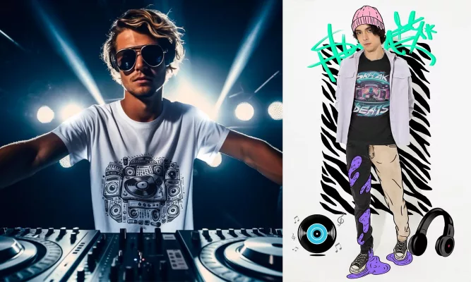 #ILL Turntables & Speakers (Graphic Tee)