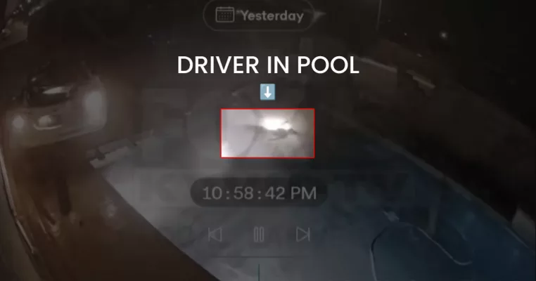 Driver Ejected Into Backyard Pool During Wild Las Vegas Car Crash
